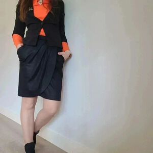 Tulip black skirt